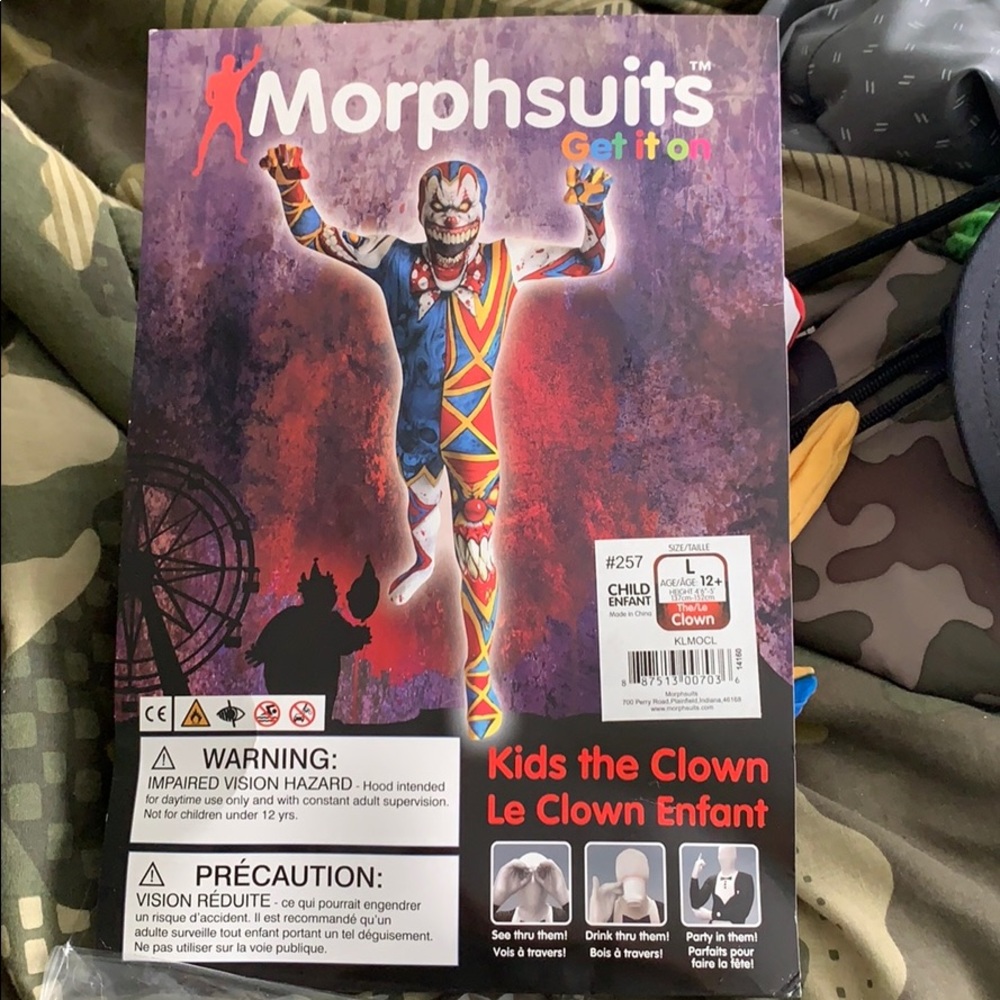 Halloween costume - Kids the Clown - multicolor